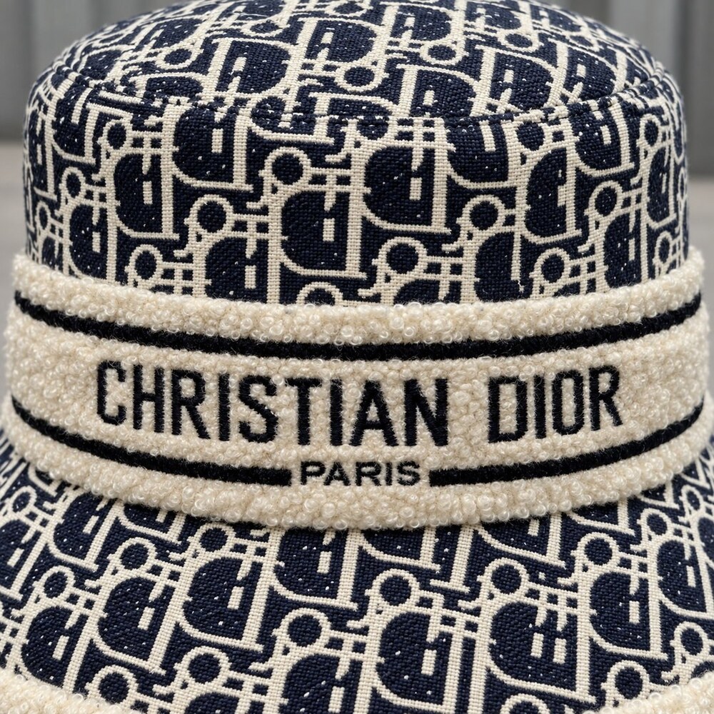 Dior Jacquard Logo Band Bucket Hat - Picture 5 of 6